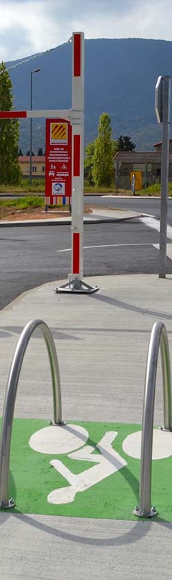 Parking vélo de l'aire multimodale de Bouleternère