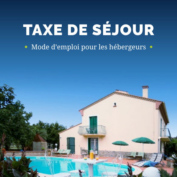 poster of the tourist tax booklet for accommodation providers in roussillon conflent