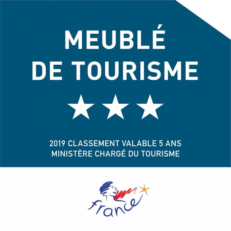 plaque classement meublé de tourisme Atout France