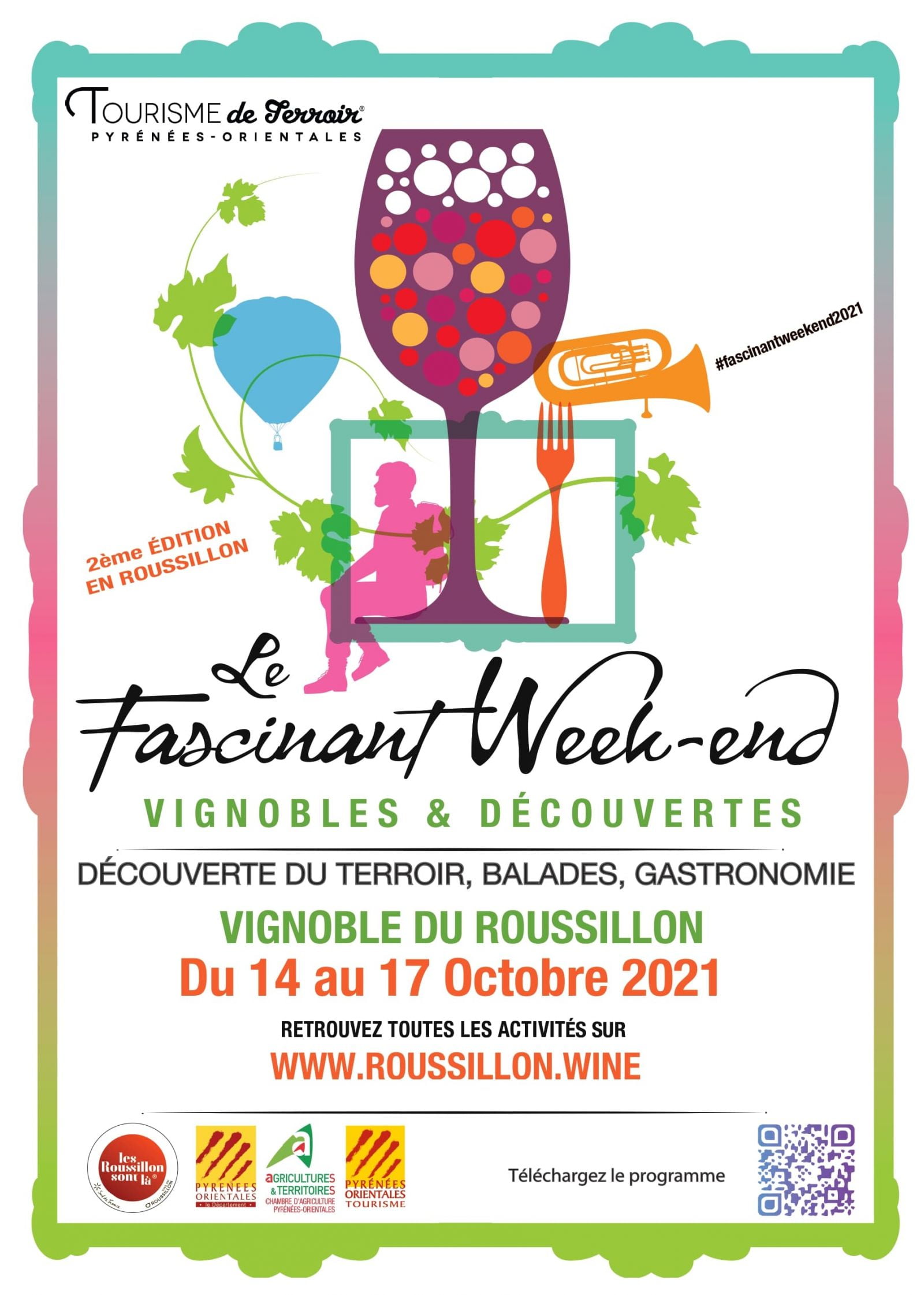 Affiche du fascinant week end 2021 dans les pyrénées orientales