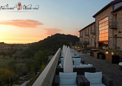 Fascinant Week End 2021 Terrasse panoramique hotel restaurant le riberach à bélesta