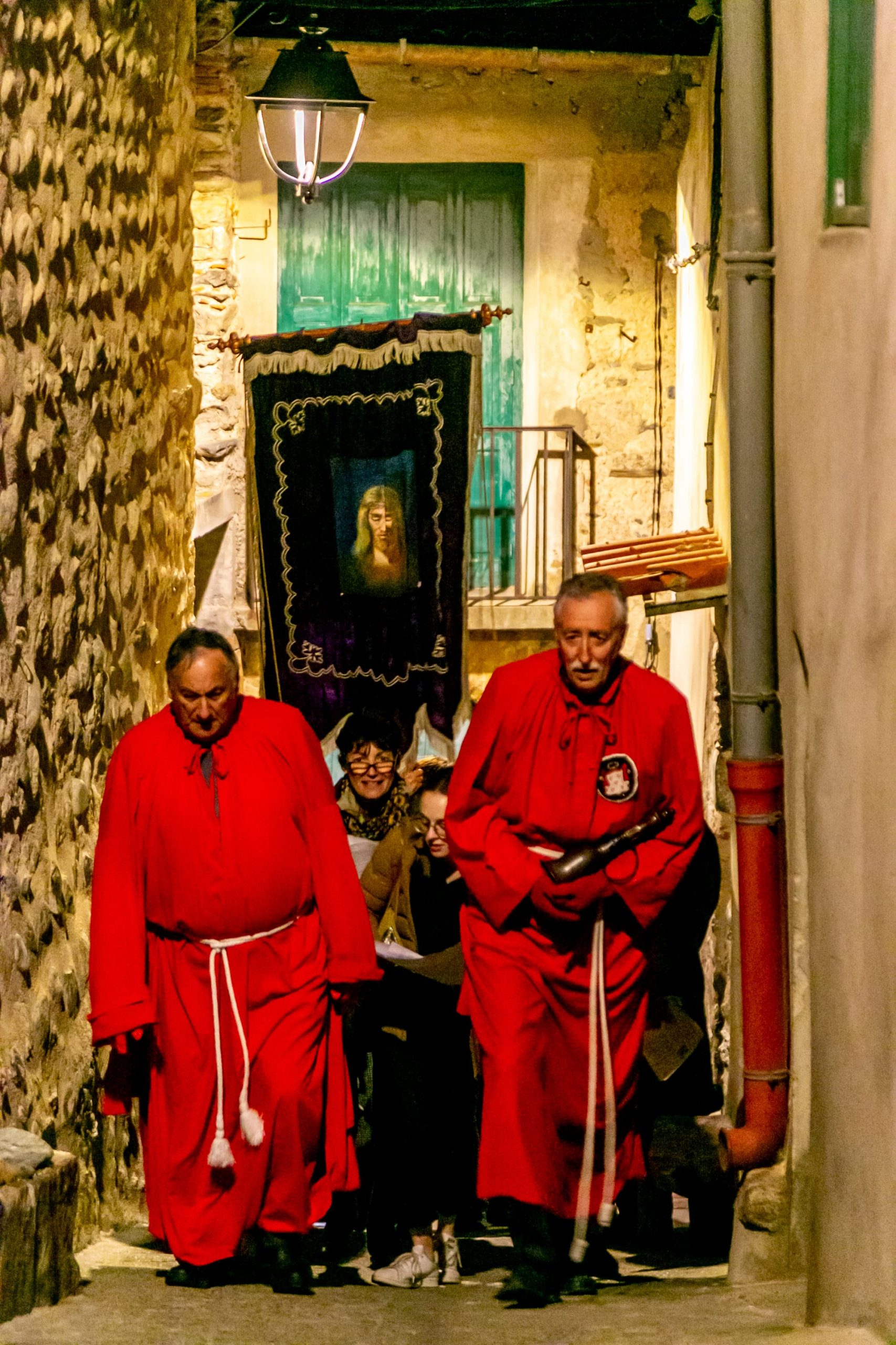 Procession de la Sanch à Bouleternère en Roussillon Conflent dans les Pyrénées Orientales