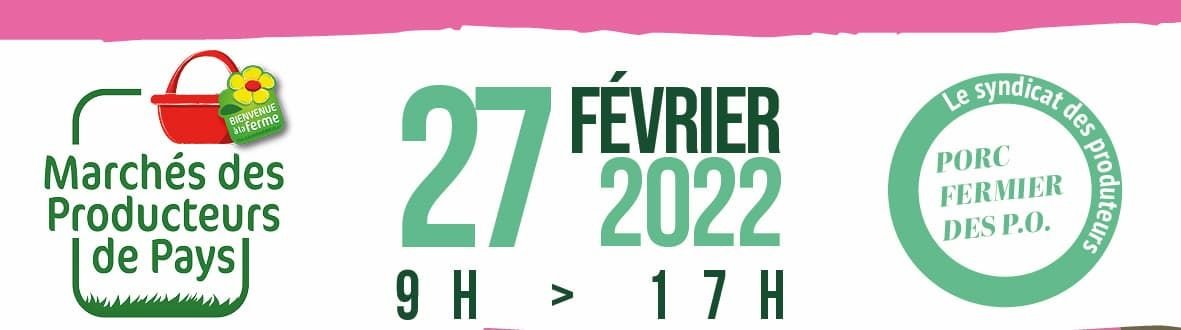 bandeau haut cochon fermier en fête 2022 à ille sur Têt